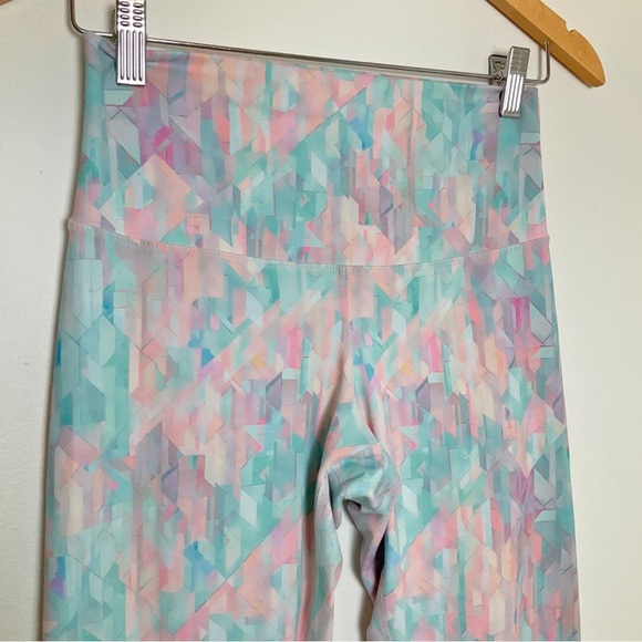 DYI Printed High Waisted Leggings | Pastel | Yoga | Medium - Picture 3 of 4